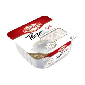 МИ Творог President 9% вес 450гр
