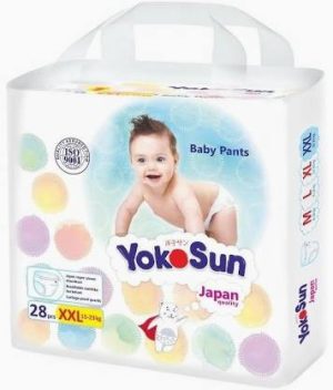 Подгузники Yokosun XXL 28 шт 15-23 кг