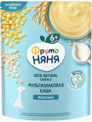 ФрутоНяня Детская каша молочная Мультизлаковая 200 гр