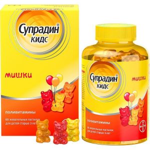 Аптечка Супраддин кидс витамины 60 шт