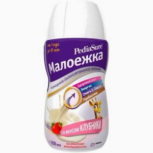 Молочная смесь Малоежка 200 мл. с клубникой 1 шт