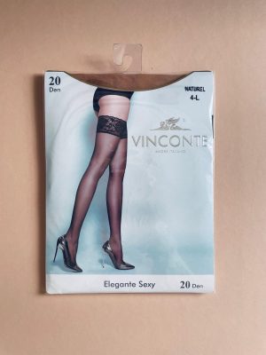 Чулки капроновые Vinconte бежевые