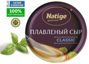 Сыр Natige плавленый классический 50% 140 г