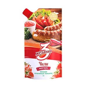 Кетчуп «3 желания» Чили 250 г