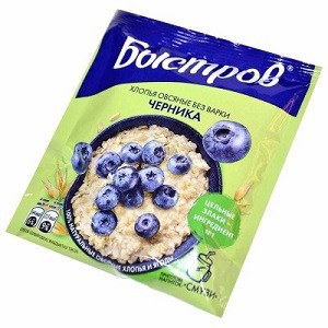 Быстров каша овсяная Черника 40г
