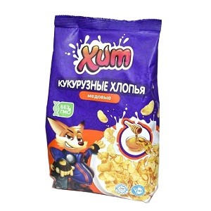 Кукурузные хлопья Хит медовые 150г
