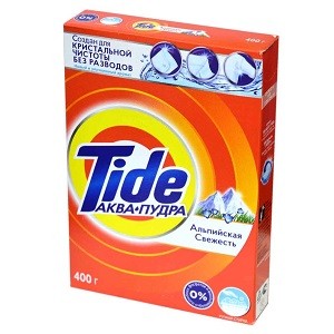 Порошок для стирки Tide Аква-пудра Альпийская свежесть 400 гр