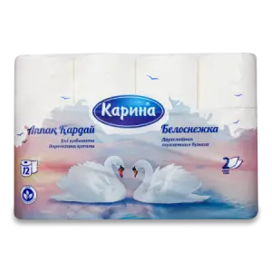 Туалетная бумага Карина 12 шт
